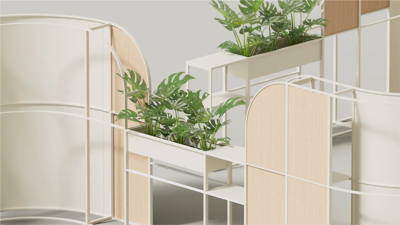 Modern space dividers for functional interior design